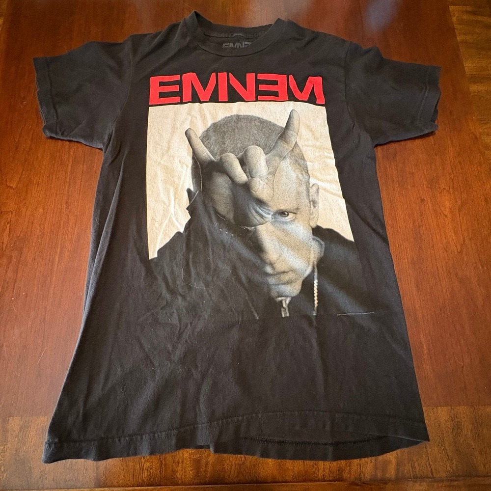 Eminem Graphic T-Shirt Black Size Medium - 2013 Official Merch Rap Tee